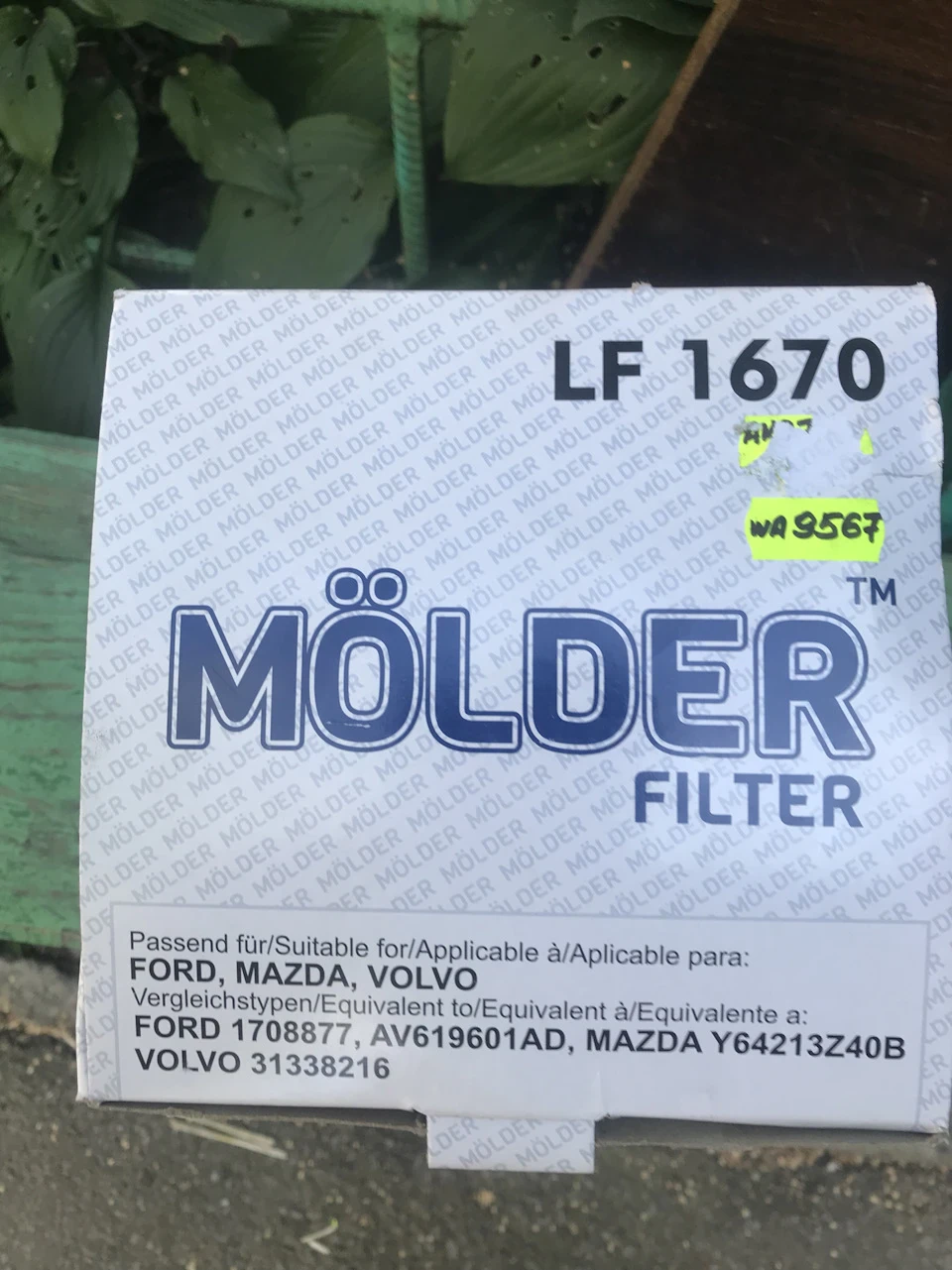 Повітряний фільтр від Ford focus 2