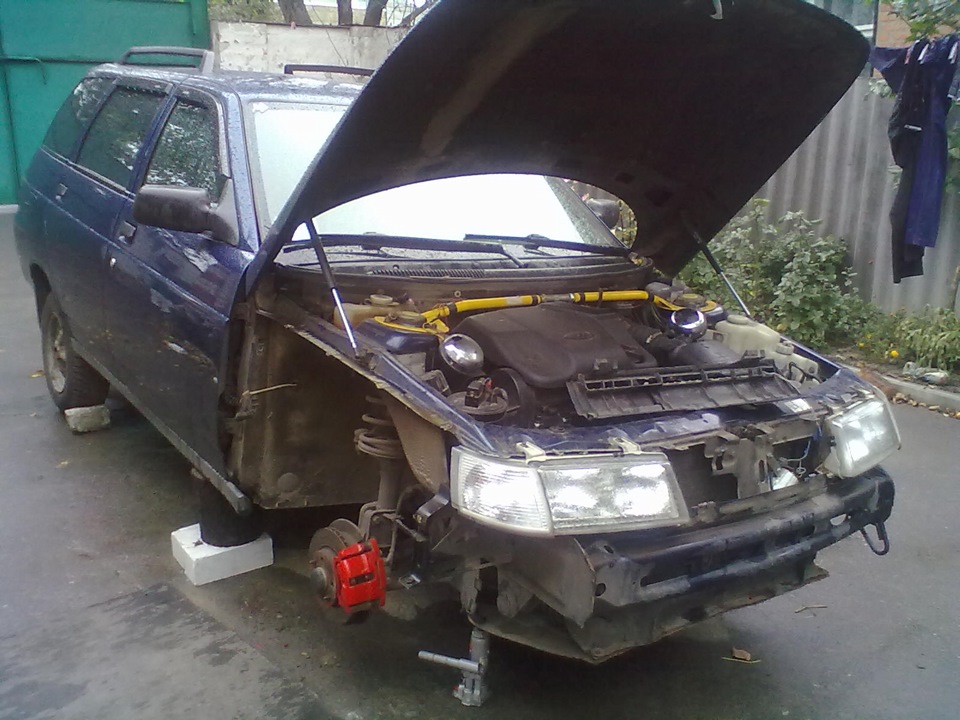 Ремонт після дтп з VW Passat 4