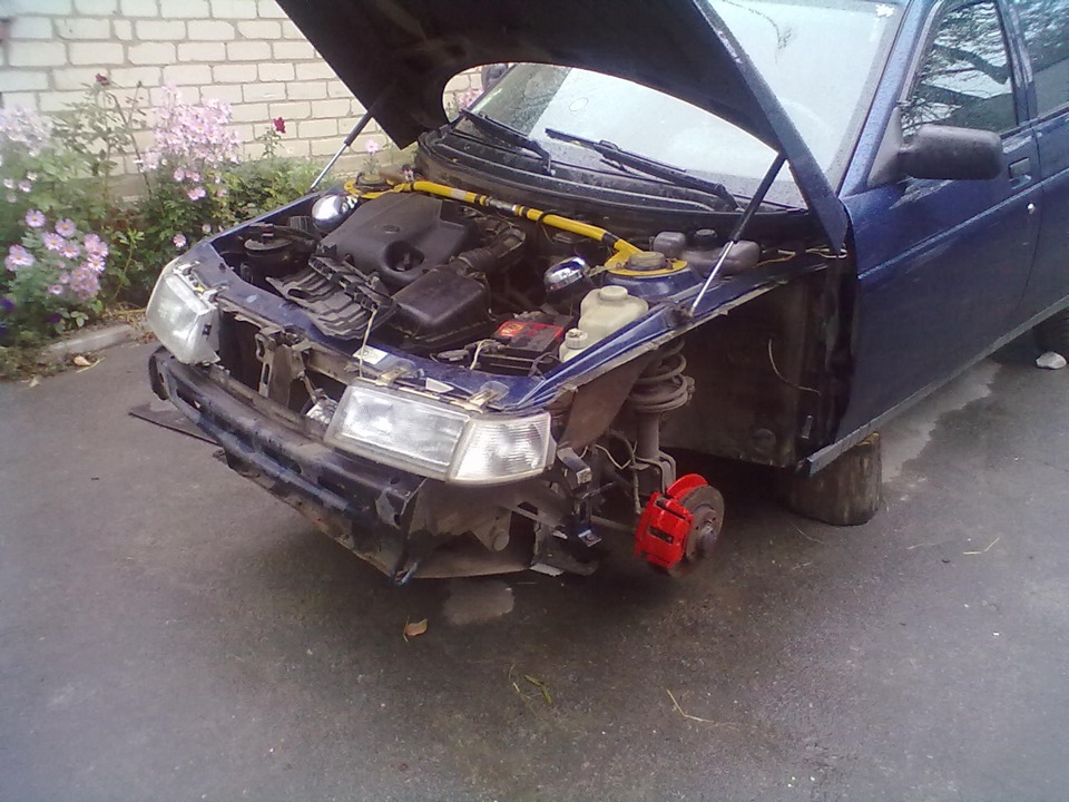 Ремонт після дтп з VW Passat 5