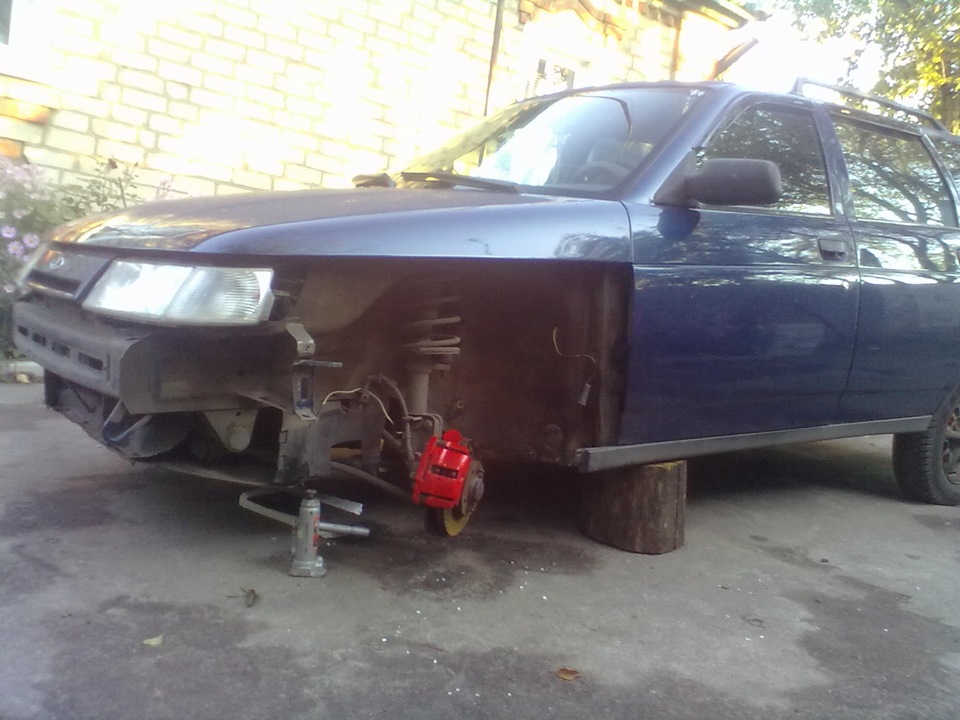 Ремонт після дтп з VW Passat 2