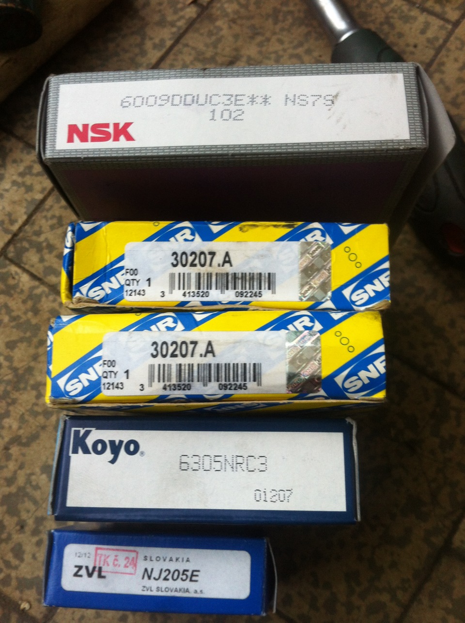 Заміна підшипників КПП 4