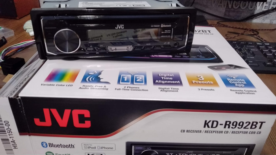 Ніштяки в тачку магнітола JVC KD-R992BT 3
