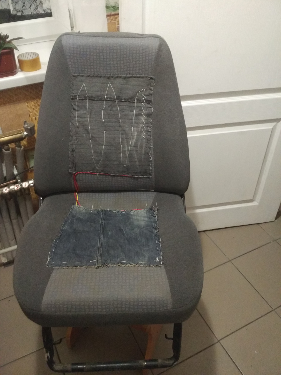 Підігрів сидінь своїми руками 2