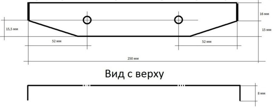 Планка заглушок ГБЦ 1