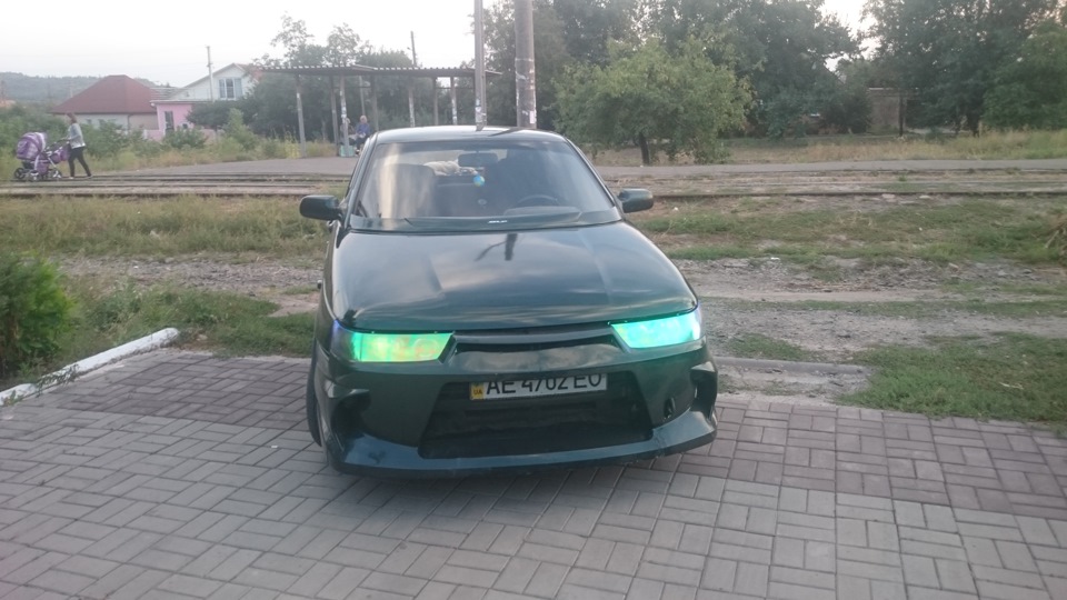 Перетонував фари. 2