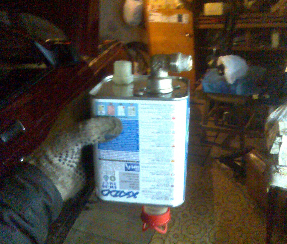 Оil catch tank (hand made) 4