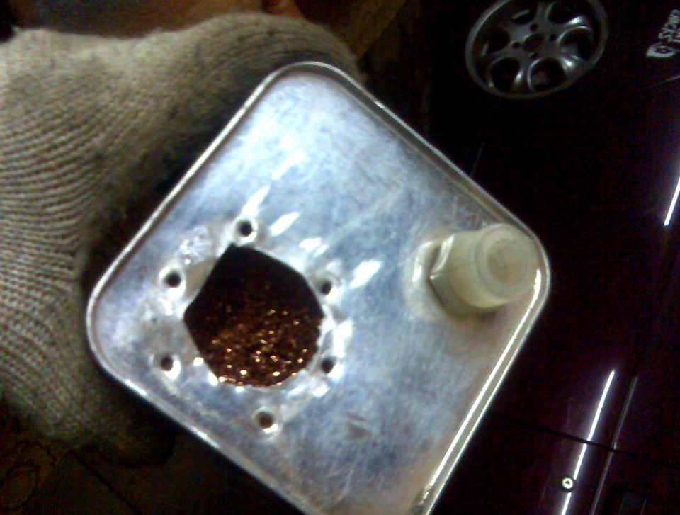 Оil catch tank (hand made) 3