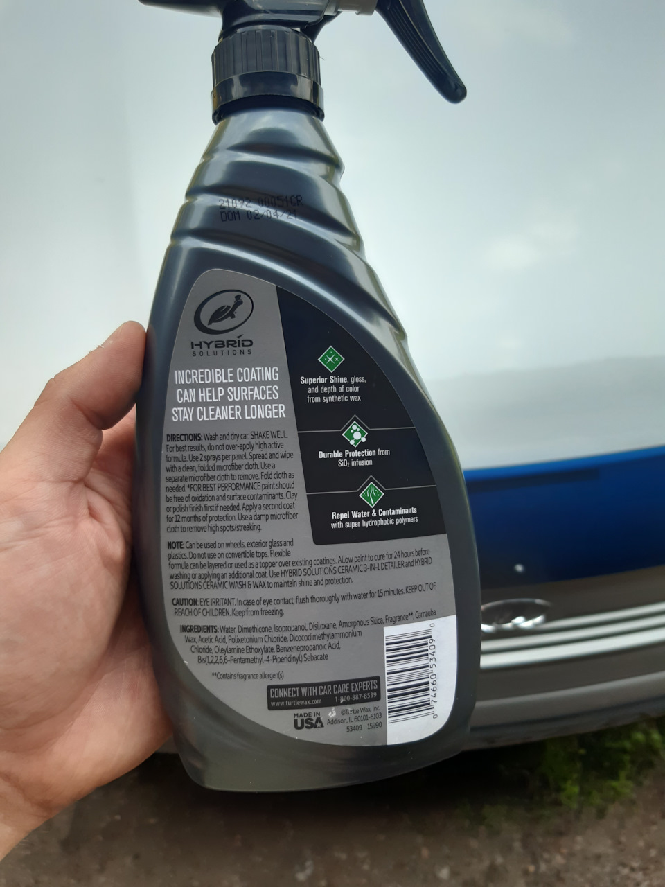 Заміна сальника куліси та керамічний спрей Turtle Wax Ceramic Spray Coat 3