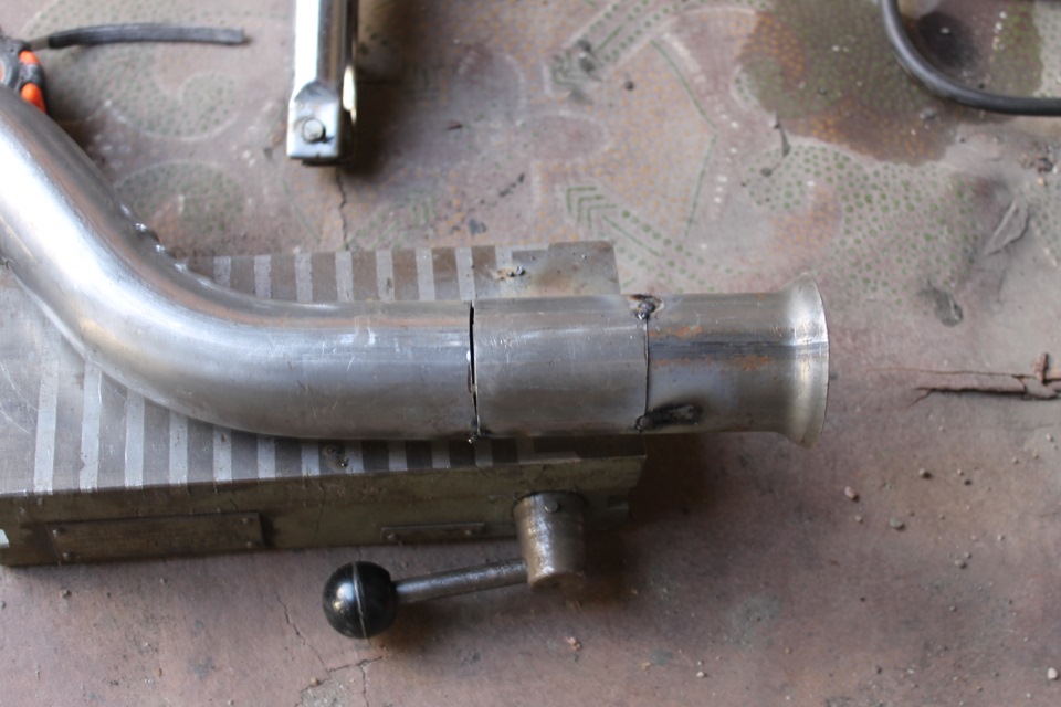 Exhaust. Паук стингер, резонатор стингер, бочка Saab 9000 5