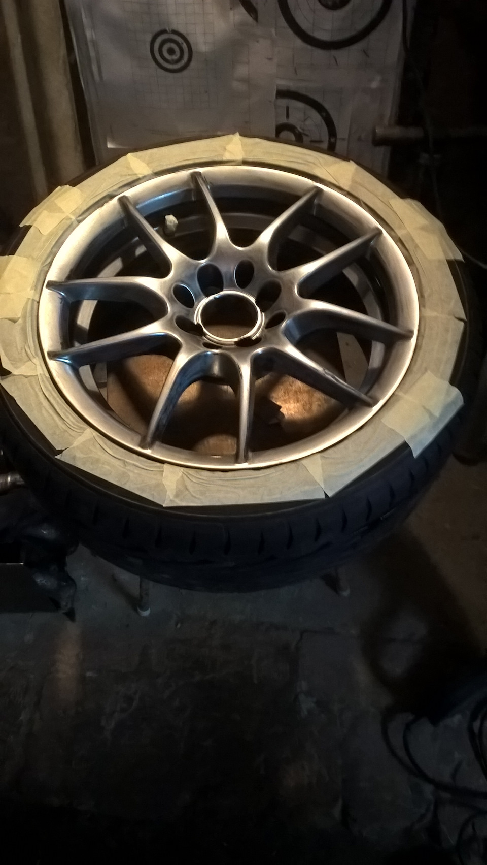 Покраска Kyowa 583 в бронзу 2
