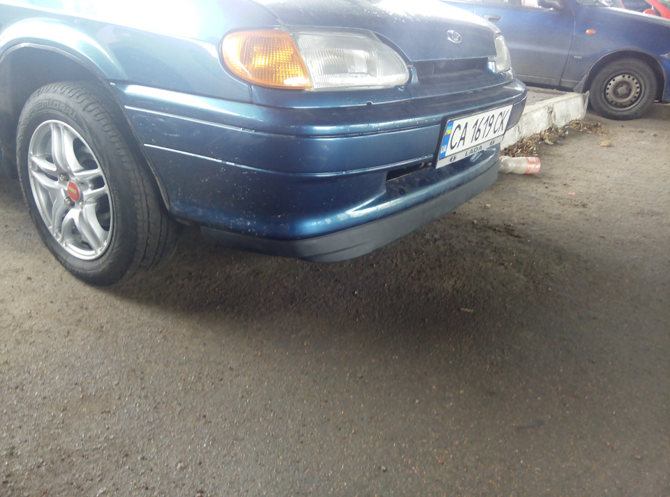 Губа від vw golf 3 на ВАЗ 2113 4