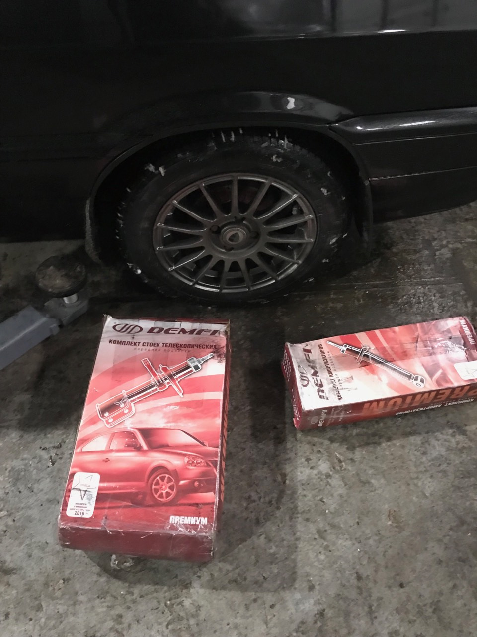 заниження стійки demfi пружини техноресор -50 4