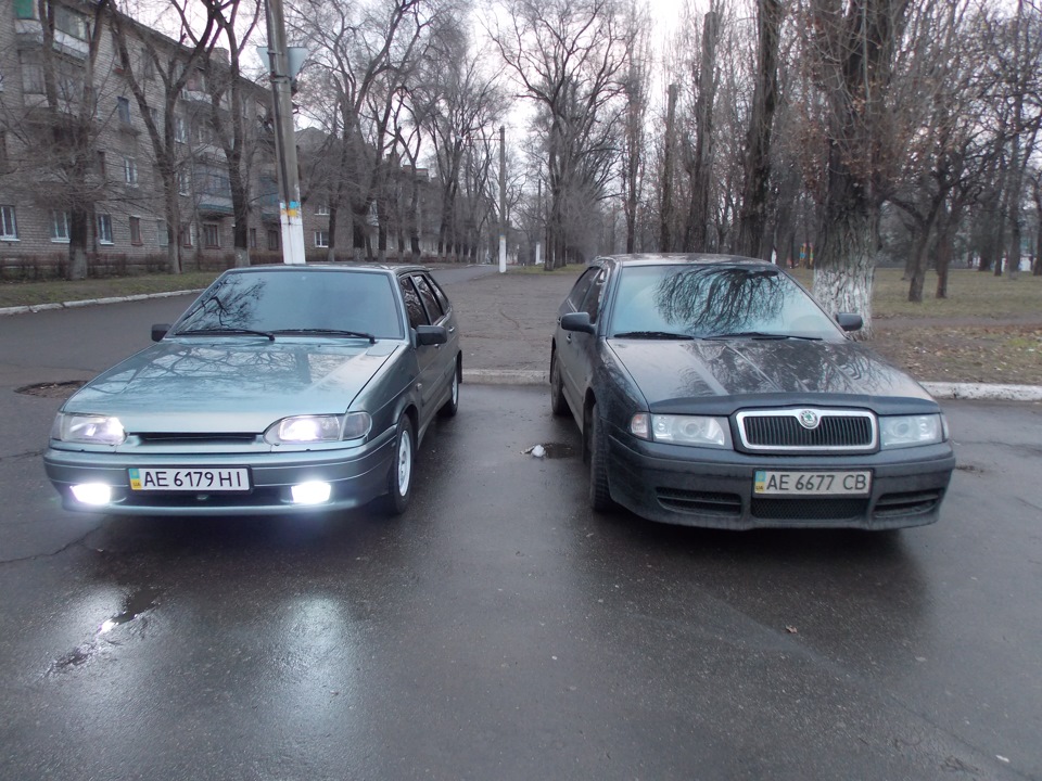 Фотосет із побратимом Skoda Octavia 3