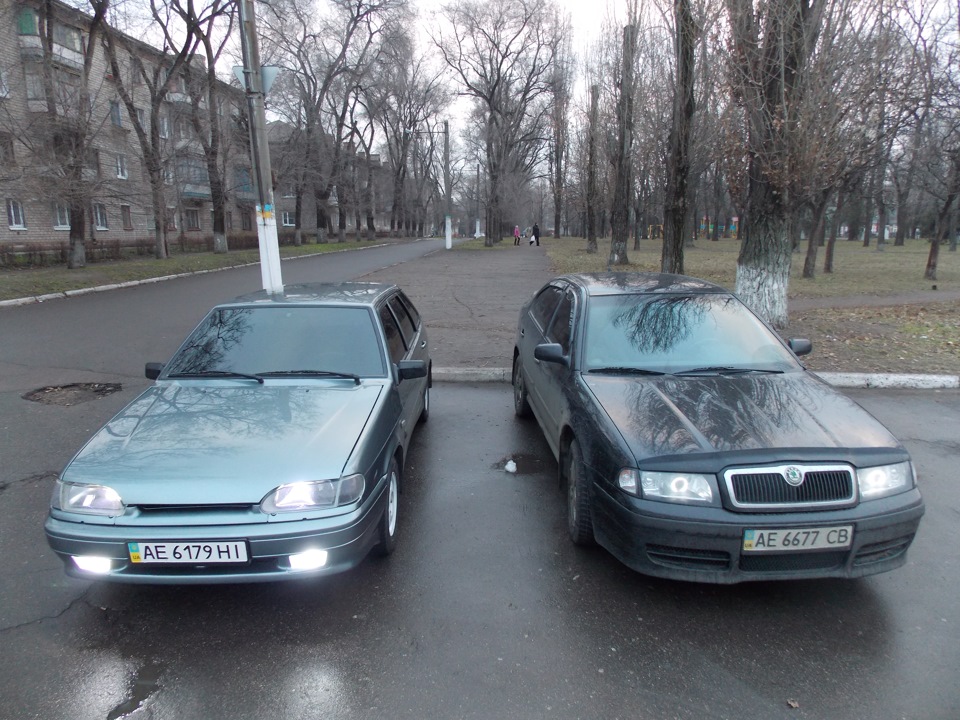 Фотосет із побратимом Skoda Octavia 4