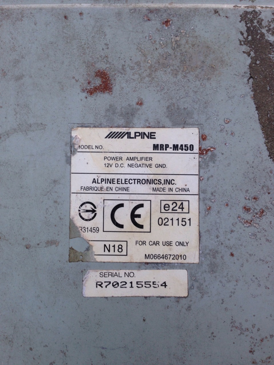 Підсилювач Alpine MRP450 2