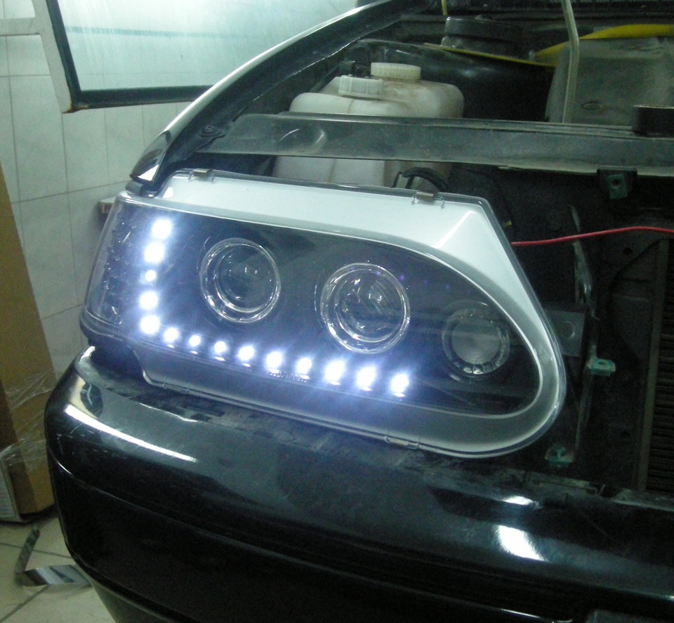 Фари PROSPORT AUDI STYLE чорний хром RS-06726 3