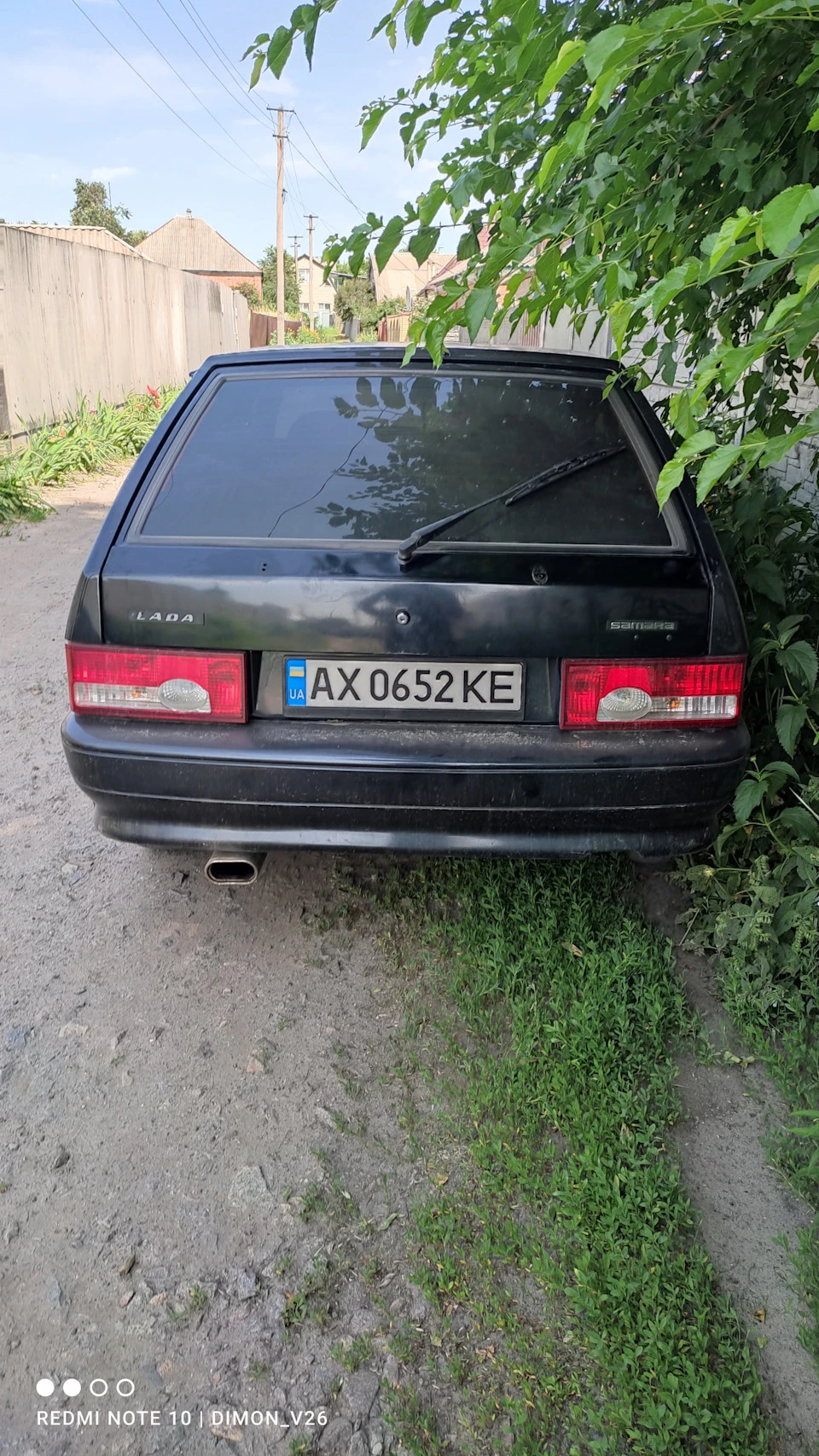 Тип Лада 2114 без спойлера