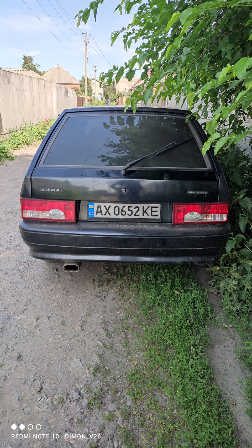 Тип Лада 2114 без спойлера 1