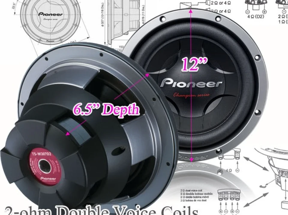 Pioneer TS-W307D2