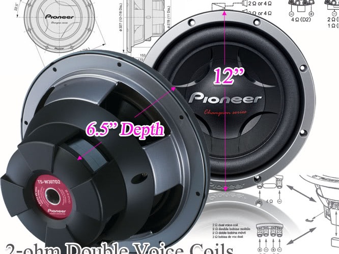 Pioneer TS-W307D2 1