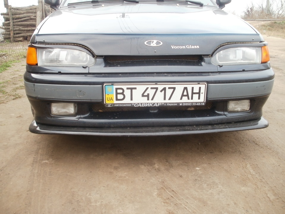 губа на бампер 1