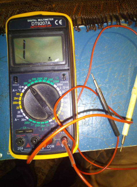 Ремонт мультиметра DT9207A 1