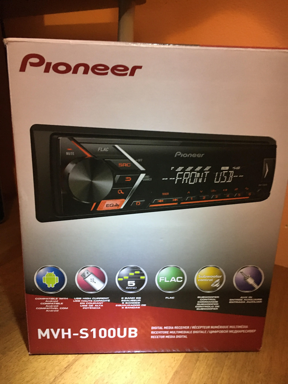 Нова магнітола Pioneer MVH-S100UB 1