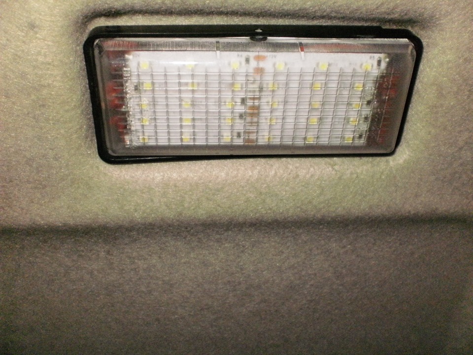 LED Плафон освітлення в салон своїми руками 3
