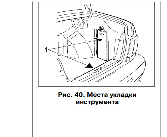 Місце для укладання інструменту 2115 1
