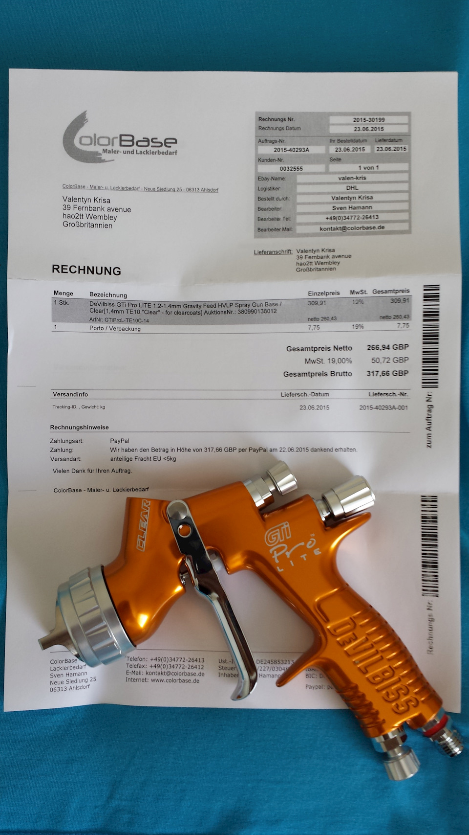 DeVILBISS GTI pro lite T10 1.4 — 1.2 2