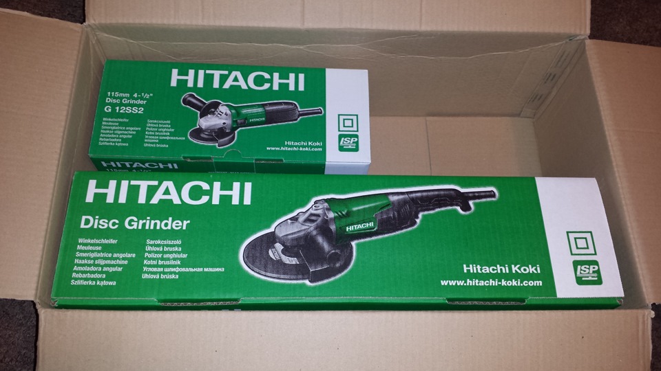 Кутова шліфувальна машина HITACHI 4