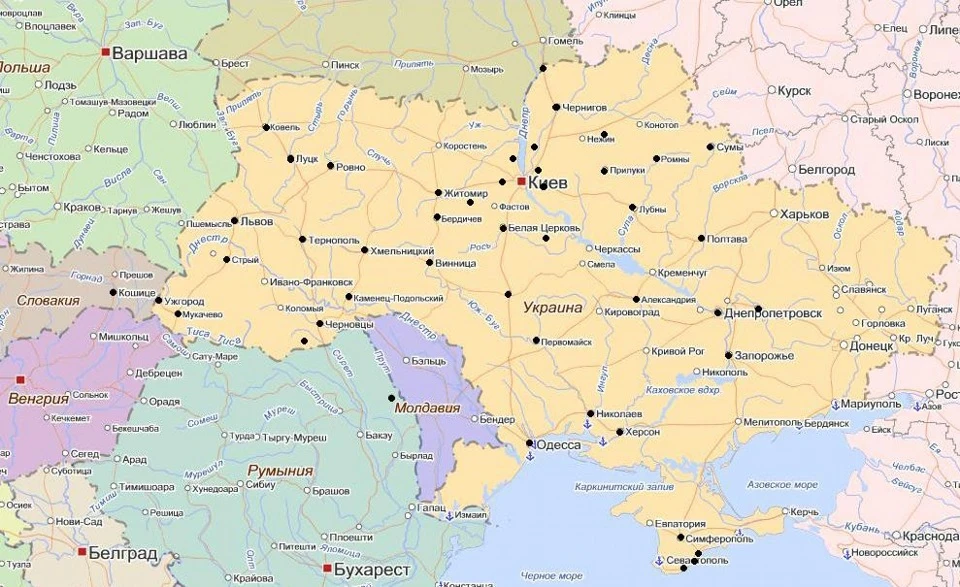Карта моїх подорожей. Фото.