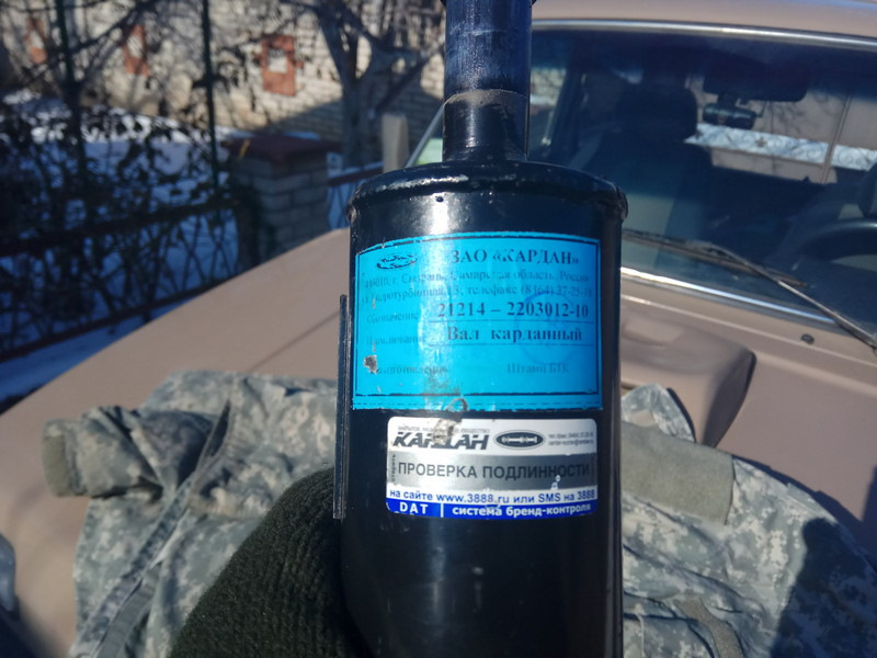 Нежданчик, потрапив на передній карданчик 3