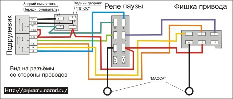 Переробка - стандартний набір: мотор двірників, підрульові, замок запалювання;) 4