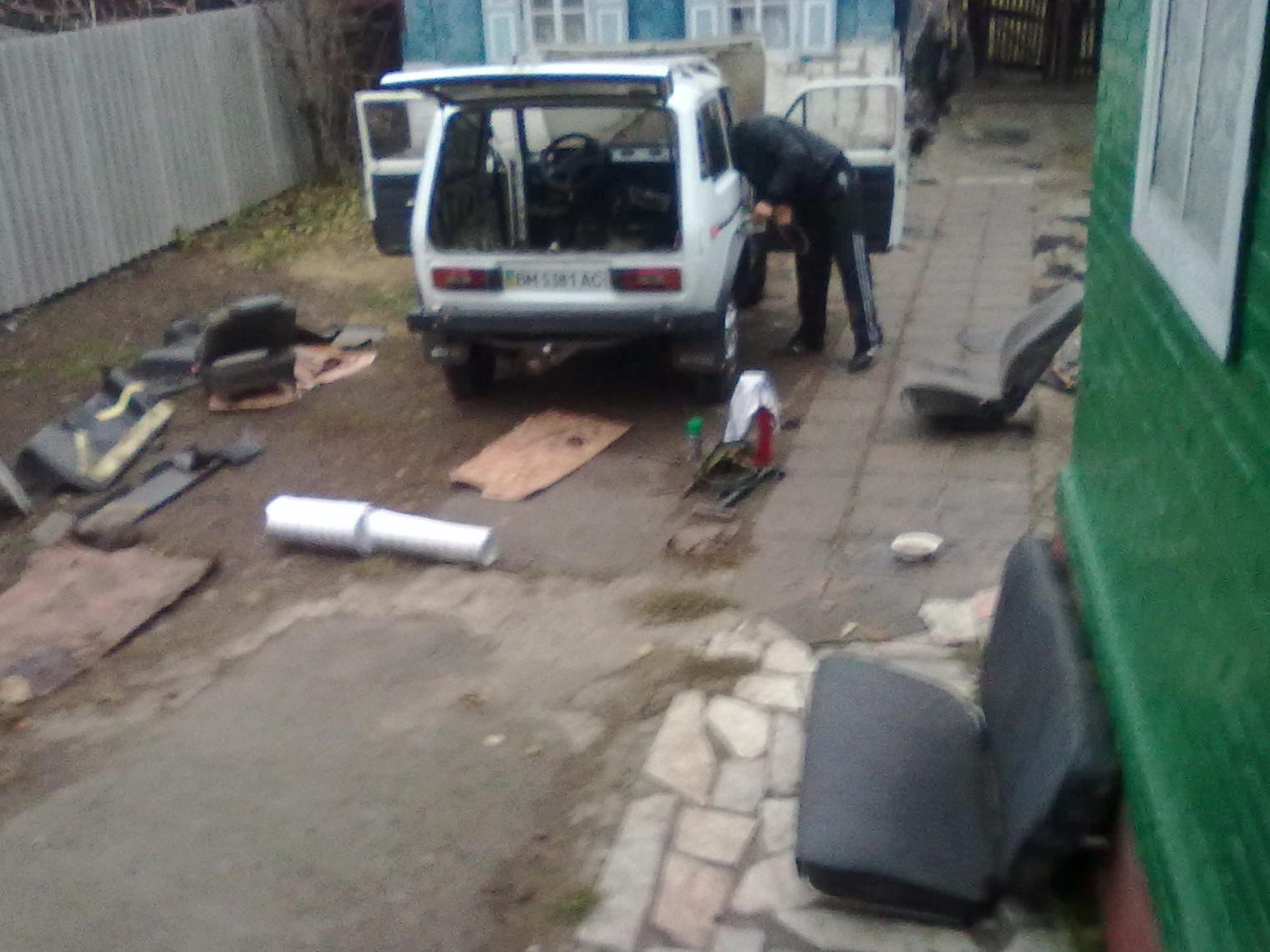 підготовка салону до шуму 4