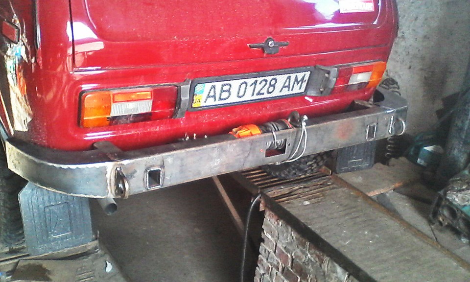 Задний силовой бампер ч.2 2