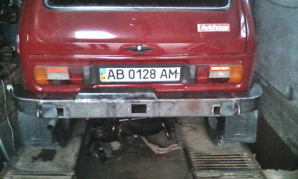 Задний силовой бампер ч.3 3