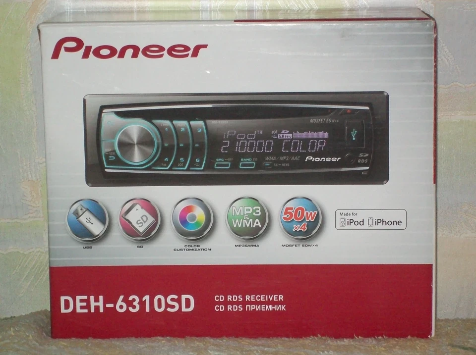 Новий Pioneer DEH — 6310SD