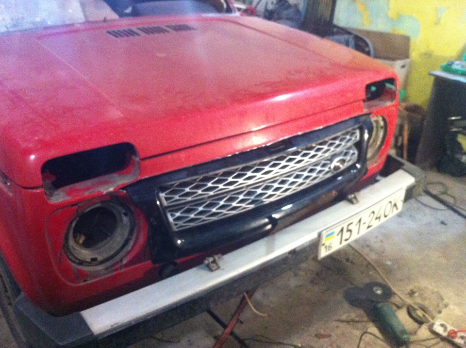 Решітка RangeRover sport у нашому виконанні 1