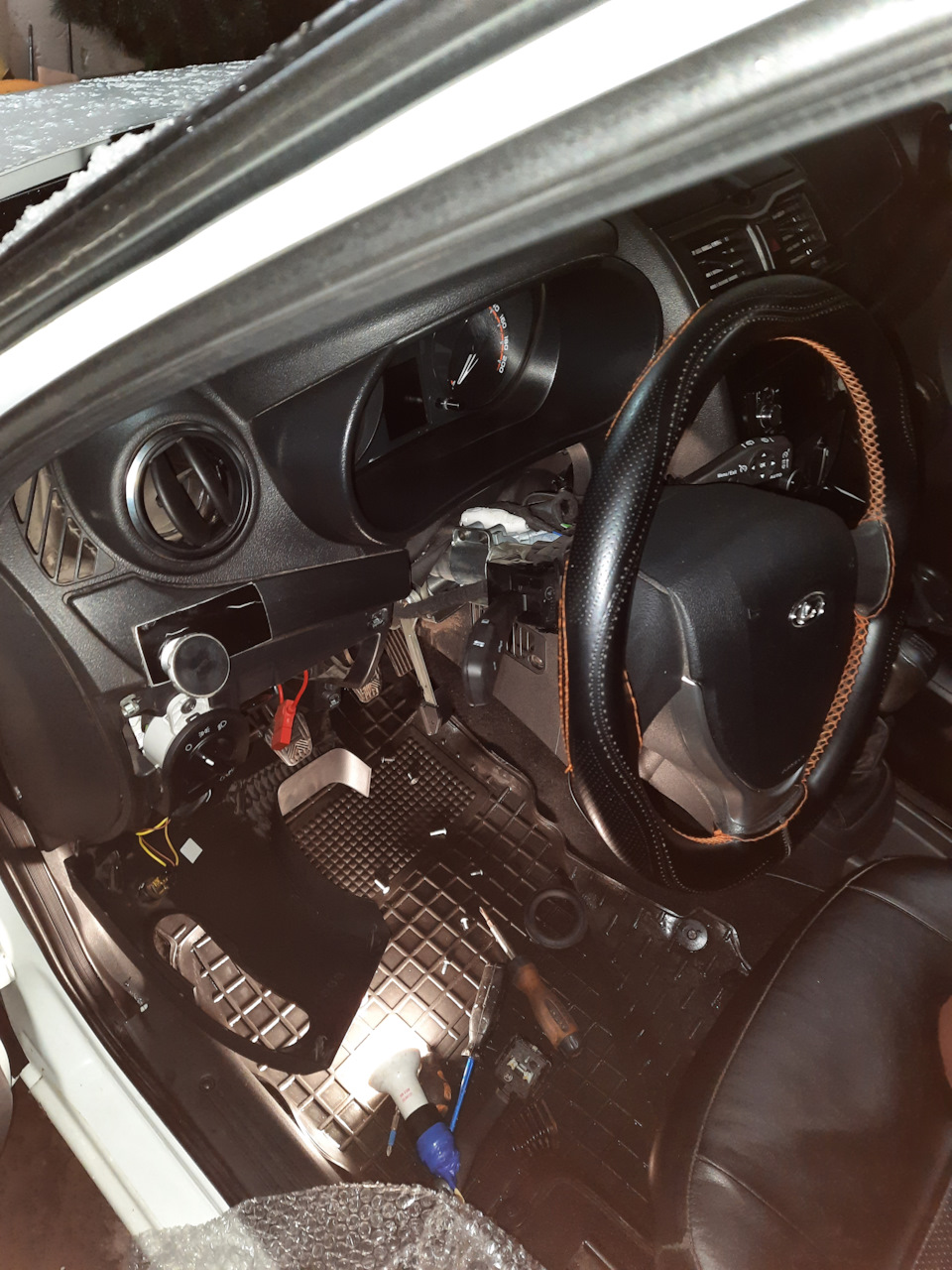 Установка круїз контролю lada granta FL скидання конфігурації панелі приладів. 4