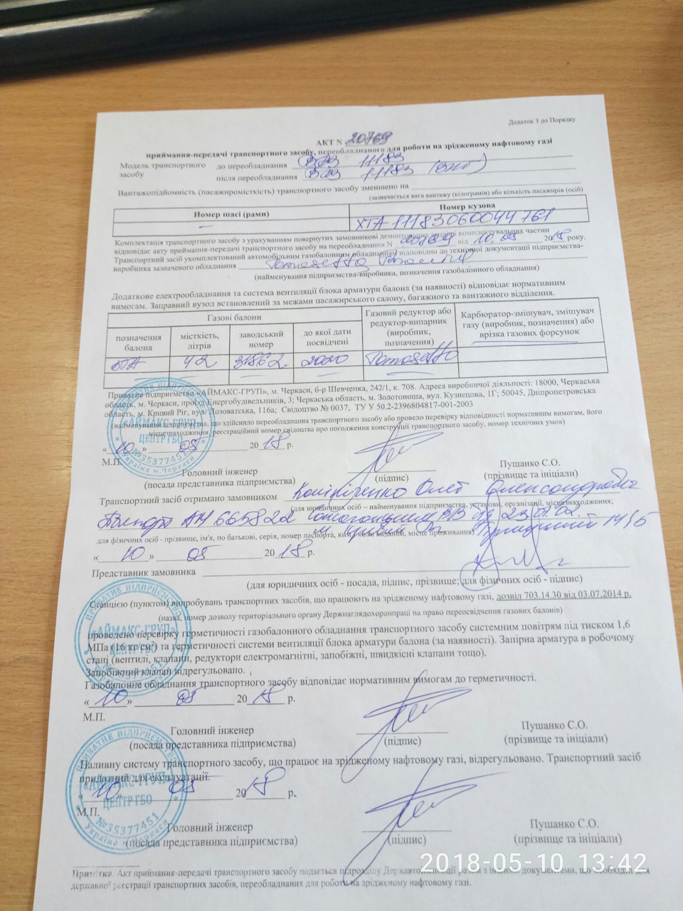 Реєстрація ГБО 5