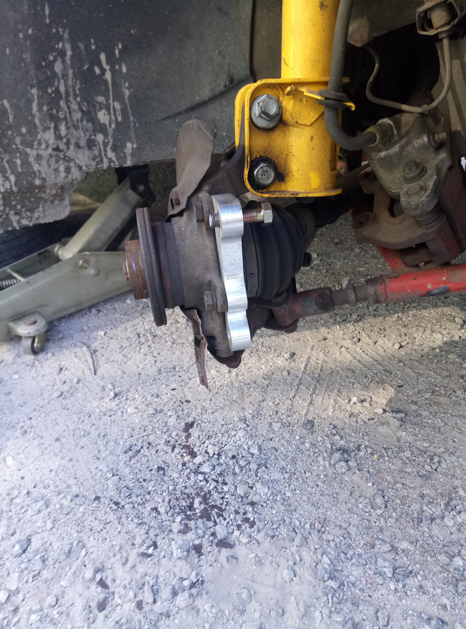 Підготовка до установки Brembo 4pot. 4