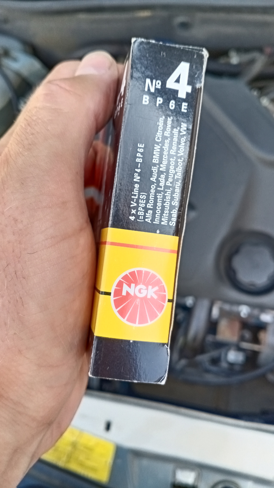 Нові свічки. NGK безрезисторні. 4