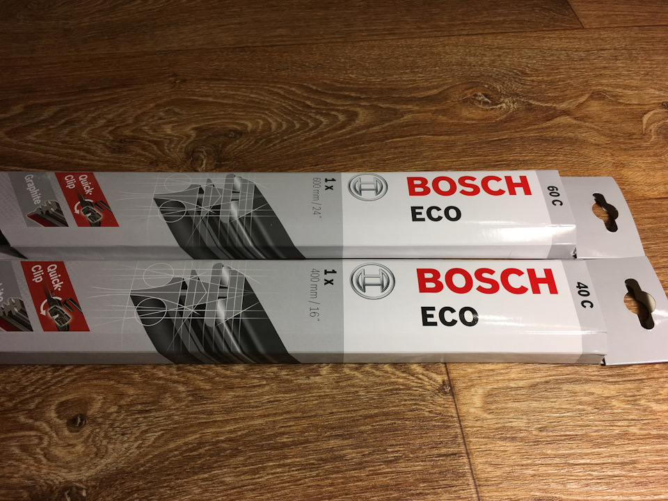 Щітки склоочисника BOSCH ECO 600 мм (3397004673) і 400 мм (3397004667) 1