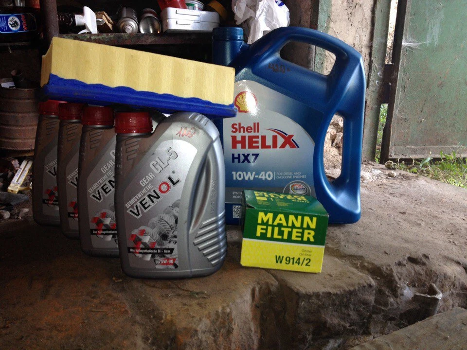 Заміна масла в двигун, КПП та фільтра