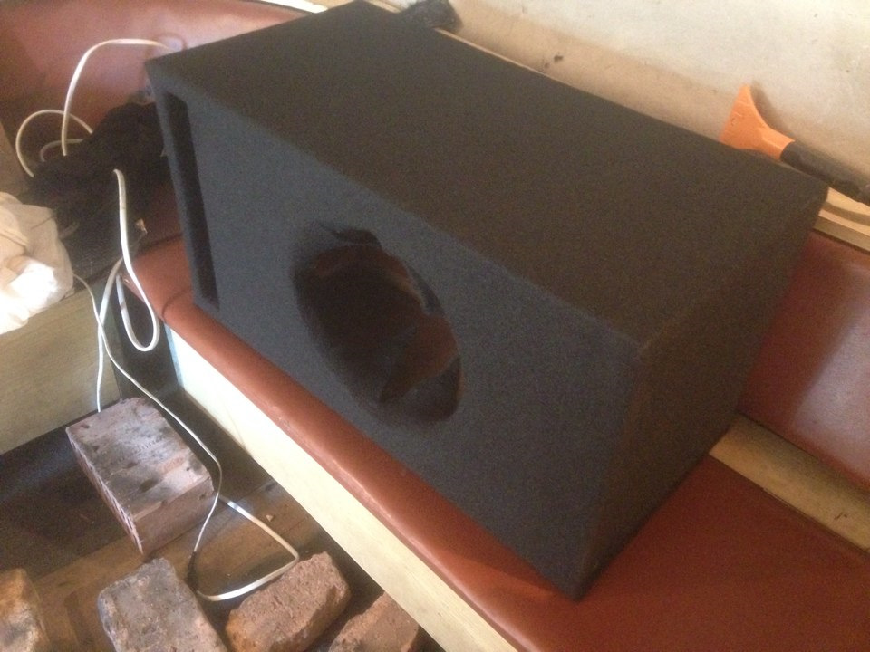 Обтягиваем короб 2
