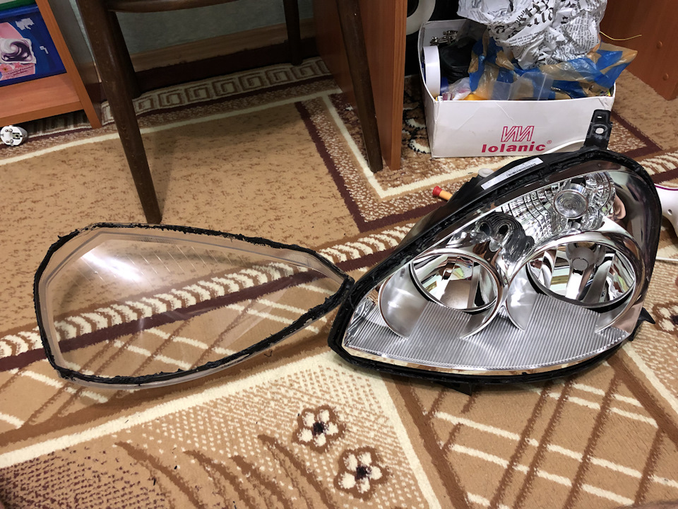 Установка линз Zax Q5 exe-glass 3,0` (76мм) D2S (часть 2) 5