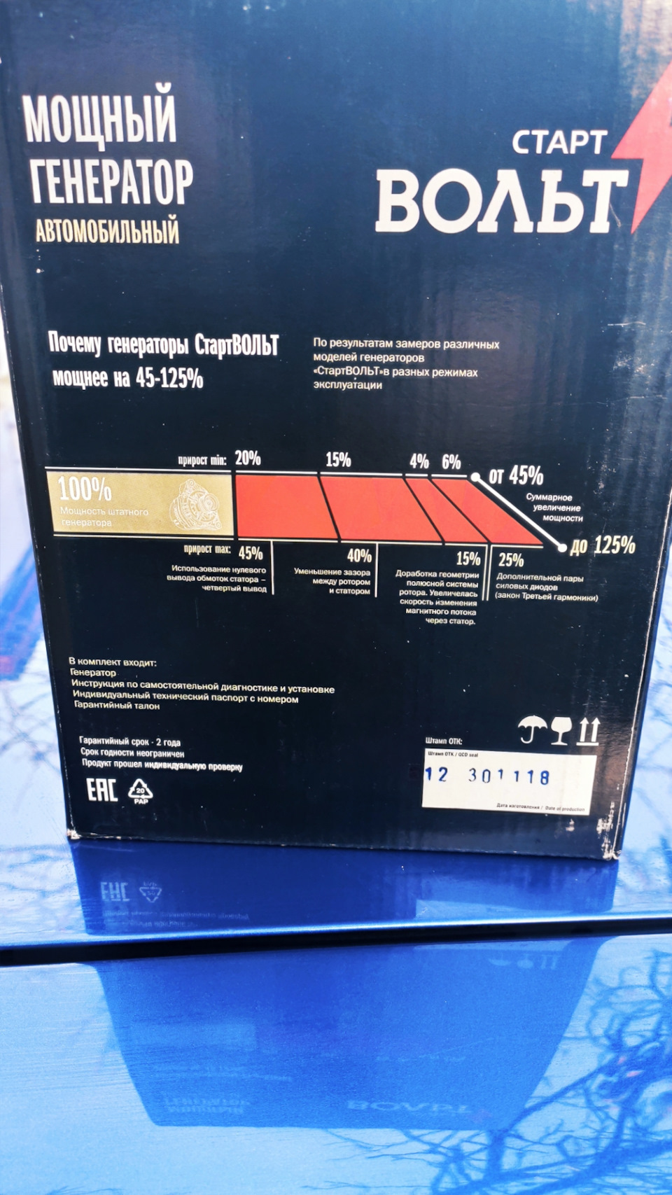 Генератор Стартвольт. 2