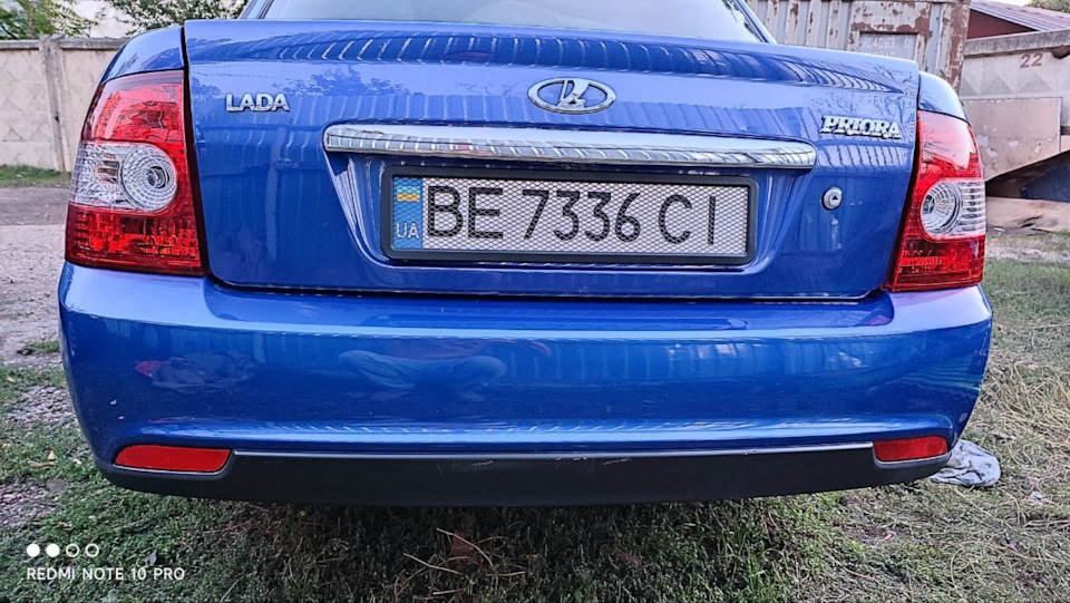Задній бампер у колір від Пріори 2 2