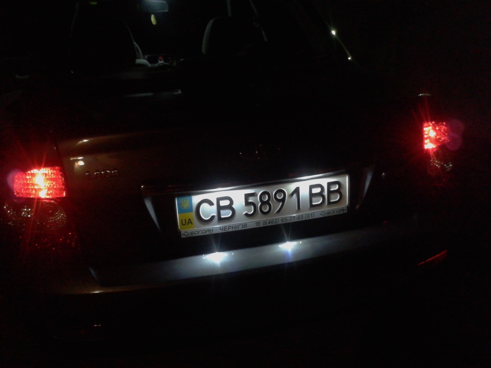 Підсвічування номера. 1